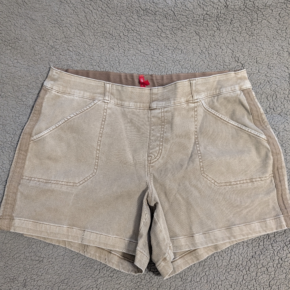 SPANX Stretch Twill Shorts 4" XL